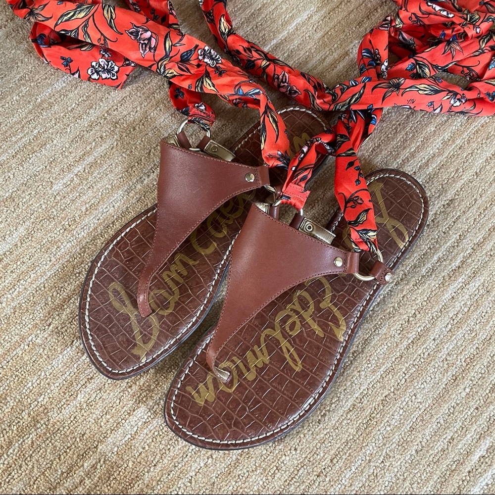 SAM EDELMAN Lace up sandals